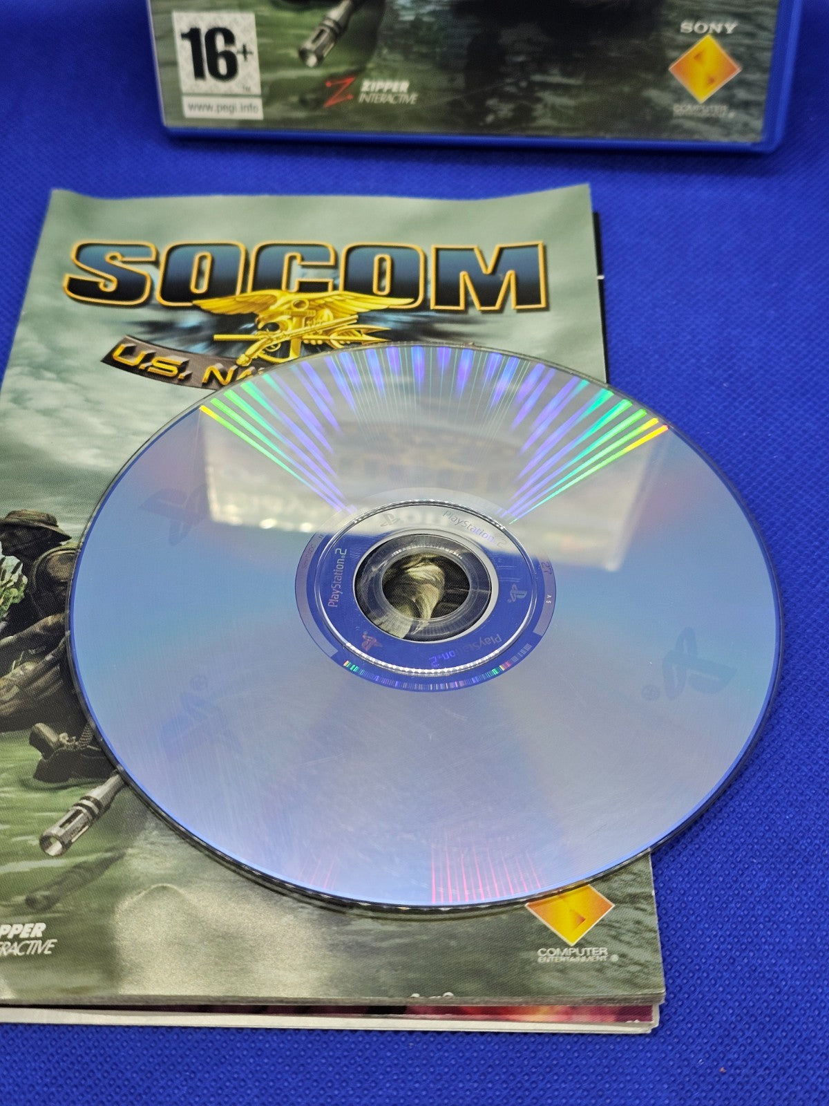 Socom U.S. Navy SEALs, PlayStation 2 PS2, Sony, 2003, Version PAL3