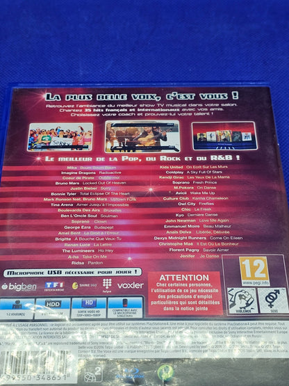 The Voice La Plus Belle Voix PS4 Bigben 2016 Jeu Karaoké 35 Hits3