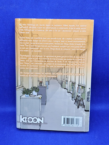 A Silent Voice Tome 1 Manga Shonen Ki-oon Yoshitoki Oima 20151