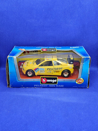Peugeot 405 Turbo 16 Raid 203 Bburago 124 Made in Italy Avec Boîte0