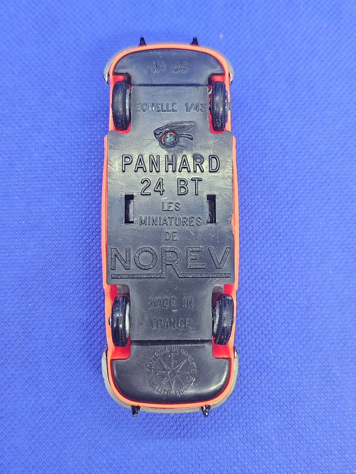 Panhard 24 BT Course Norev n°85 Orange France Vintage 143 10 cm4
