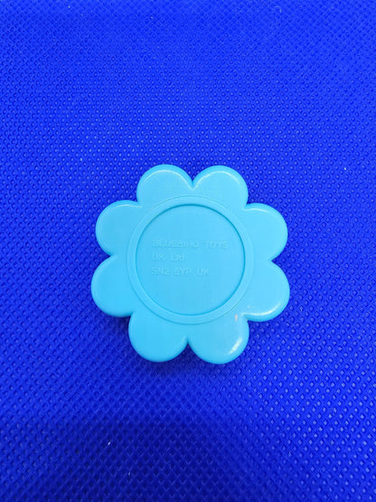 Polly Pocket Beauty Case Eye Shadow Compact Fleur Bleue Bluebird Toys 1991 Acces1