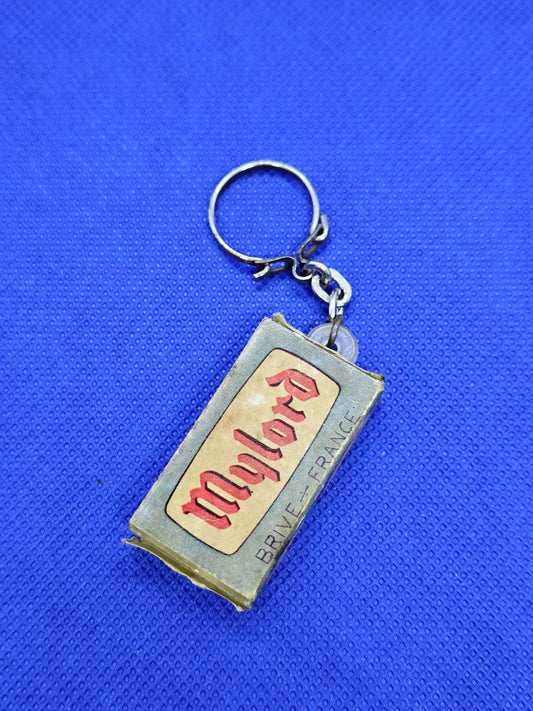Porte‑clé publicitaire vintage Biscuits Mylord Brive‑la‑Gaillarde France, access0