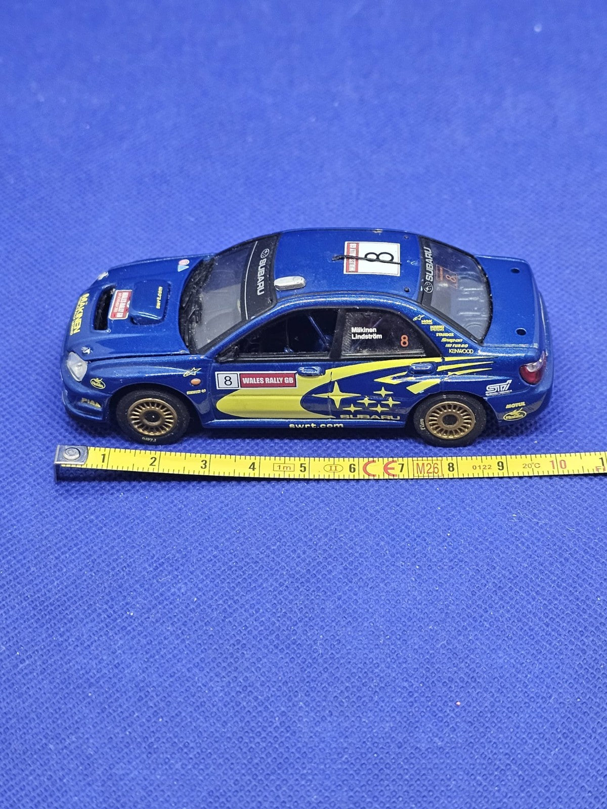 Subaru Impreza WRC 2003 Wales Rally GB 8 Mäkinen Lindström Vitesse 143 Incomplèt2