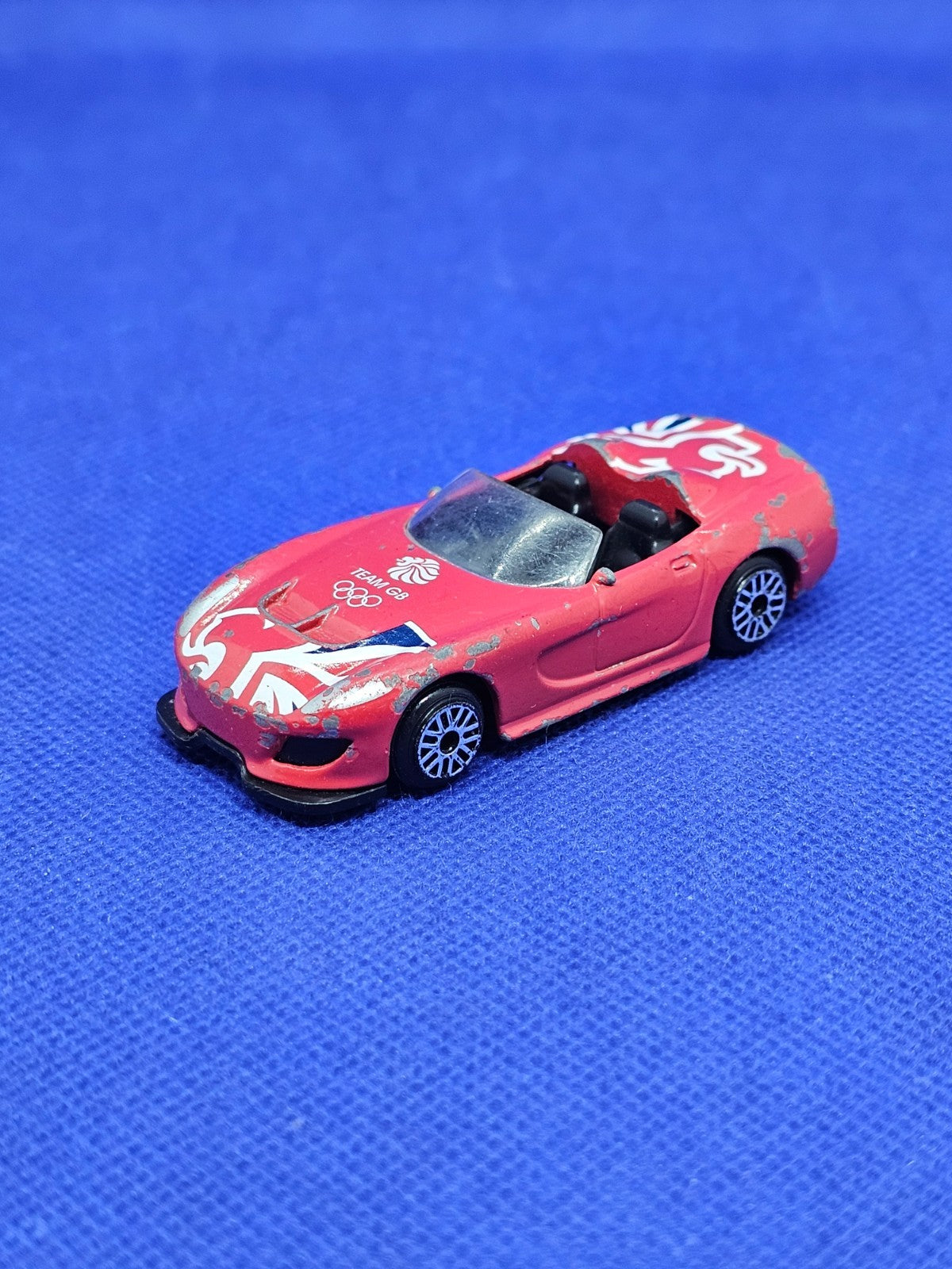 Dodge Viper Team GB Corgi Londres 2012 JO miniature 164 rouge 20090