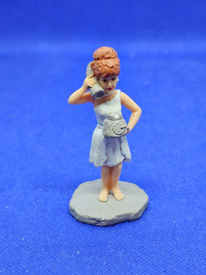 Wilma Pierrafeu Les Pierrafeu Figurine PVC Cake Topper Hanna Barbera TMC Vintage0