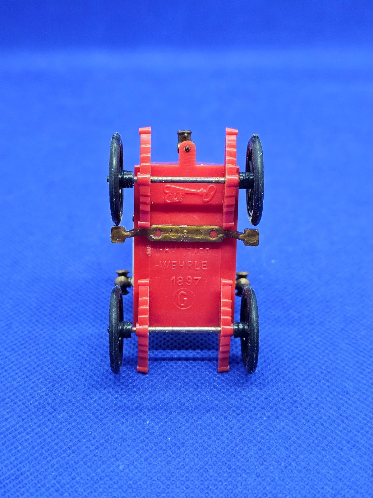 Gautier Wehrlé 1897 Huilor Clé voiture miniature publicitaire France 6 cm3