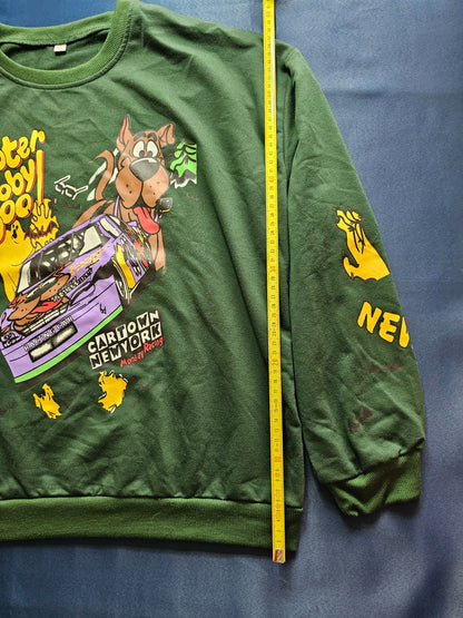 Sweat Scooter Dooby Doo Style Scooby-Doo Racing Vert Taille XL3