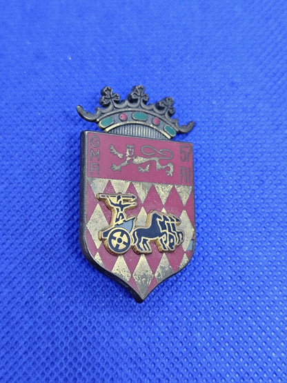Insigne GMR 57 RI Groupement Moyens Régionaux Fraisse Paris G3442 Armée français0