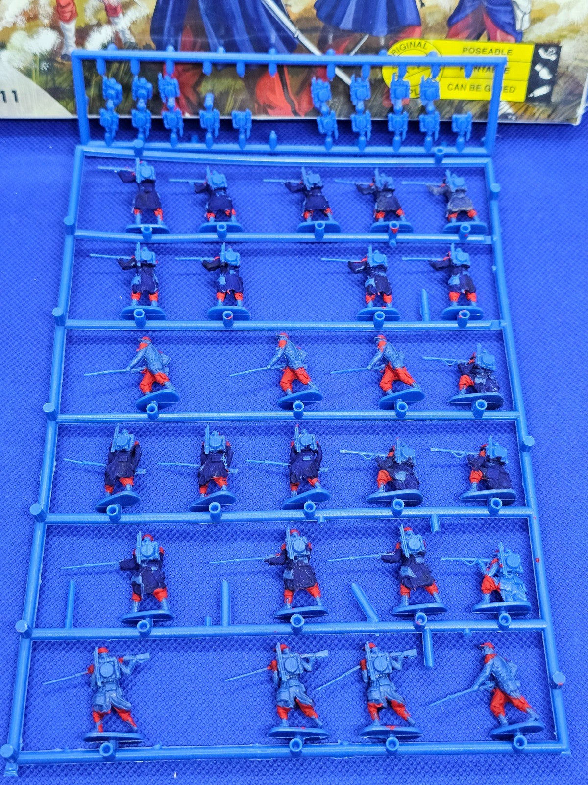 EMHAR French Infantry Crimée Franco Prussienne 1870 Figurines 172 EM72114