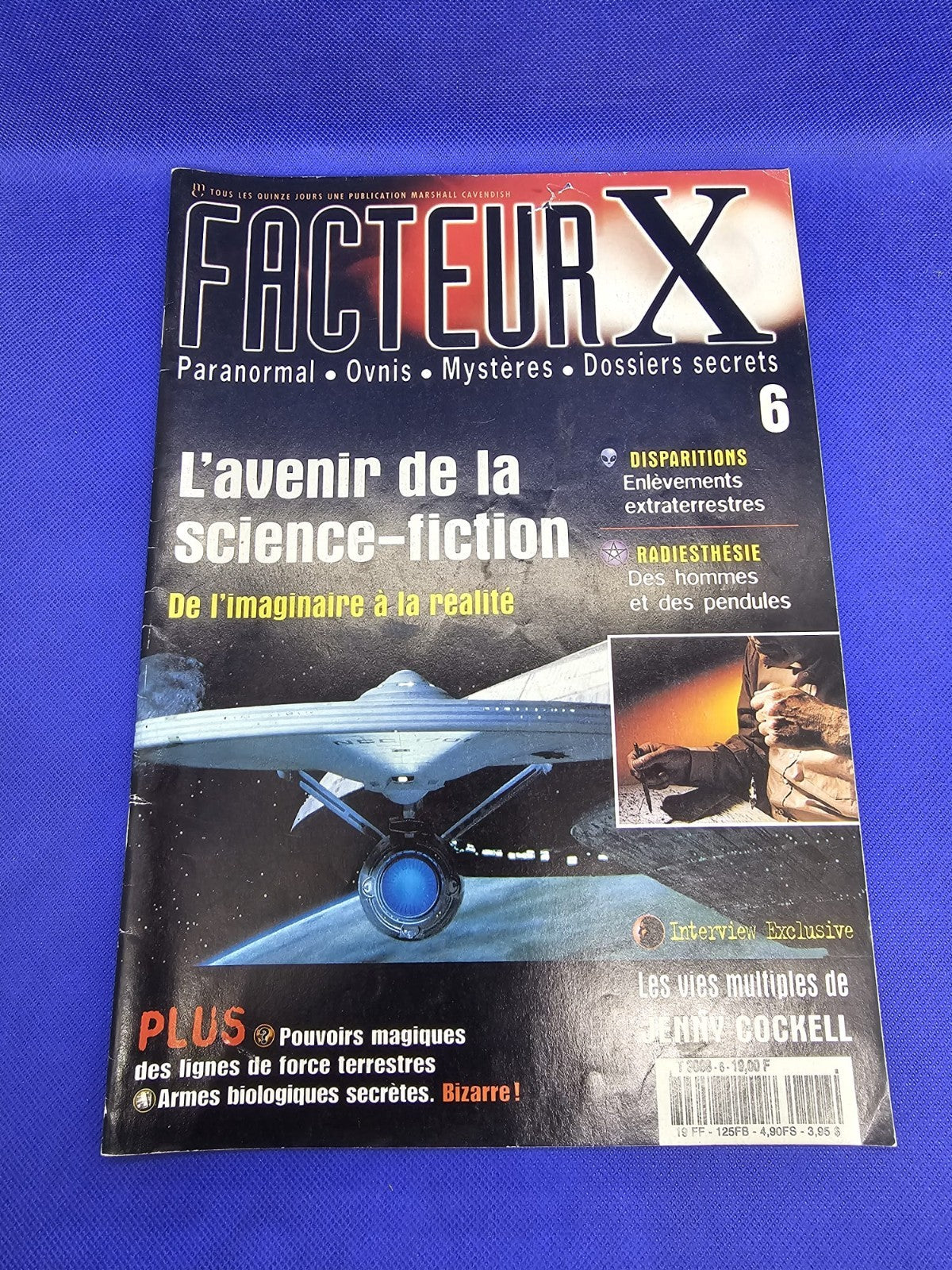 Facteur X n°6 Avenir science-fiction OVNI Paranormal Marshall Cavendish 19970