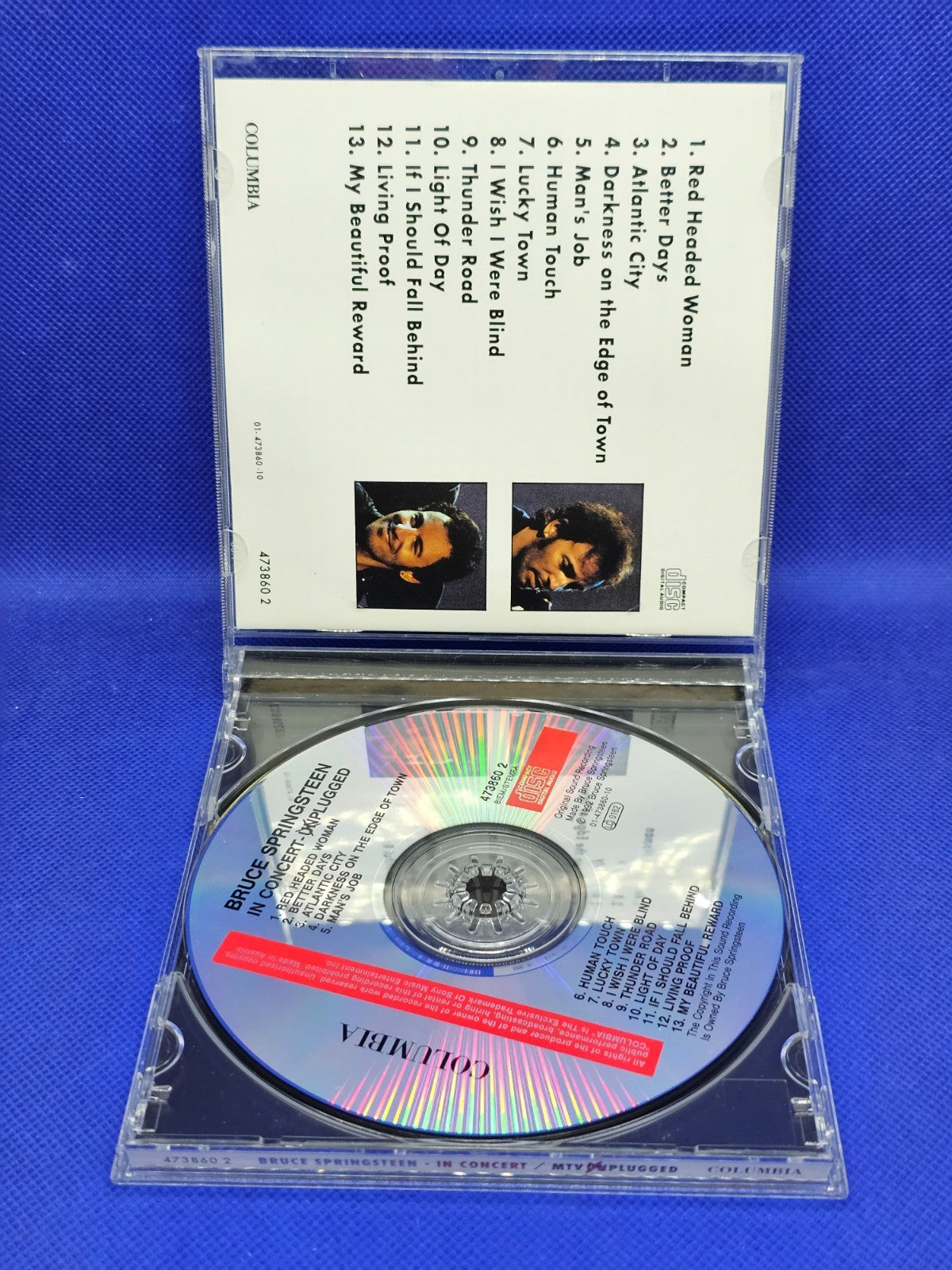 Bruce Springsteen In Concert MTV Plugged CD Columbia 1993 473860 22