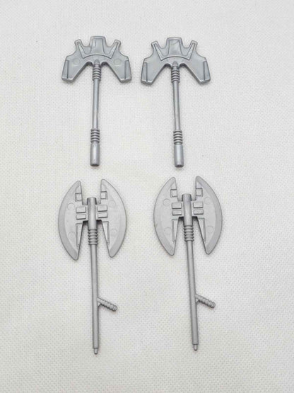 Batman Animated Series Ground Assault Axes, Kenner, 1993, Accessoires Gris