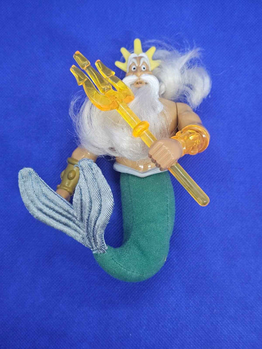 Roi Triton La Petite Sirène 2 Disney McDonald’s 2000 avec Trident 16 cm
