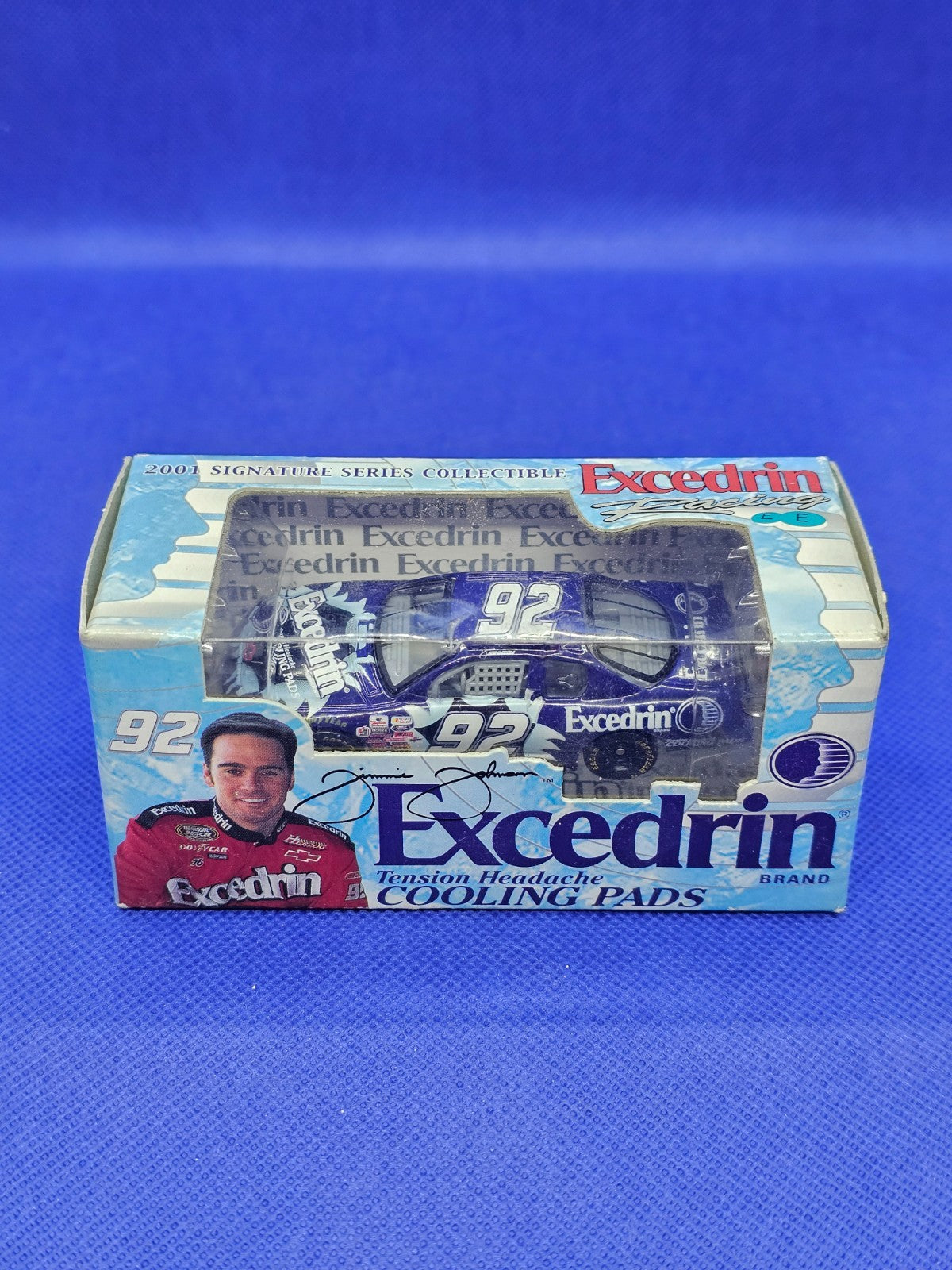 Jimmy Johnson #92 Excedrin Racing, NASCAR, Racing Champions, 2001, 1640