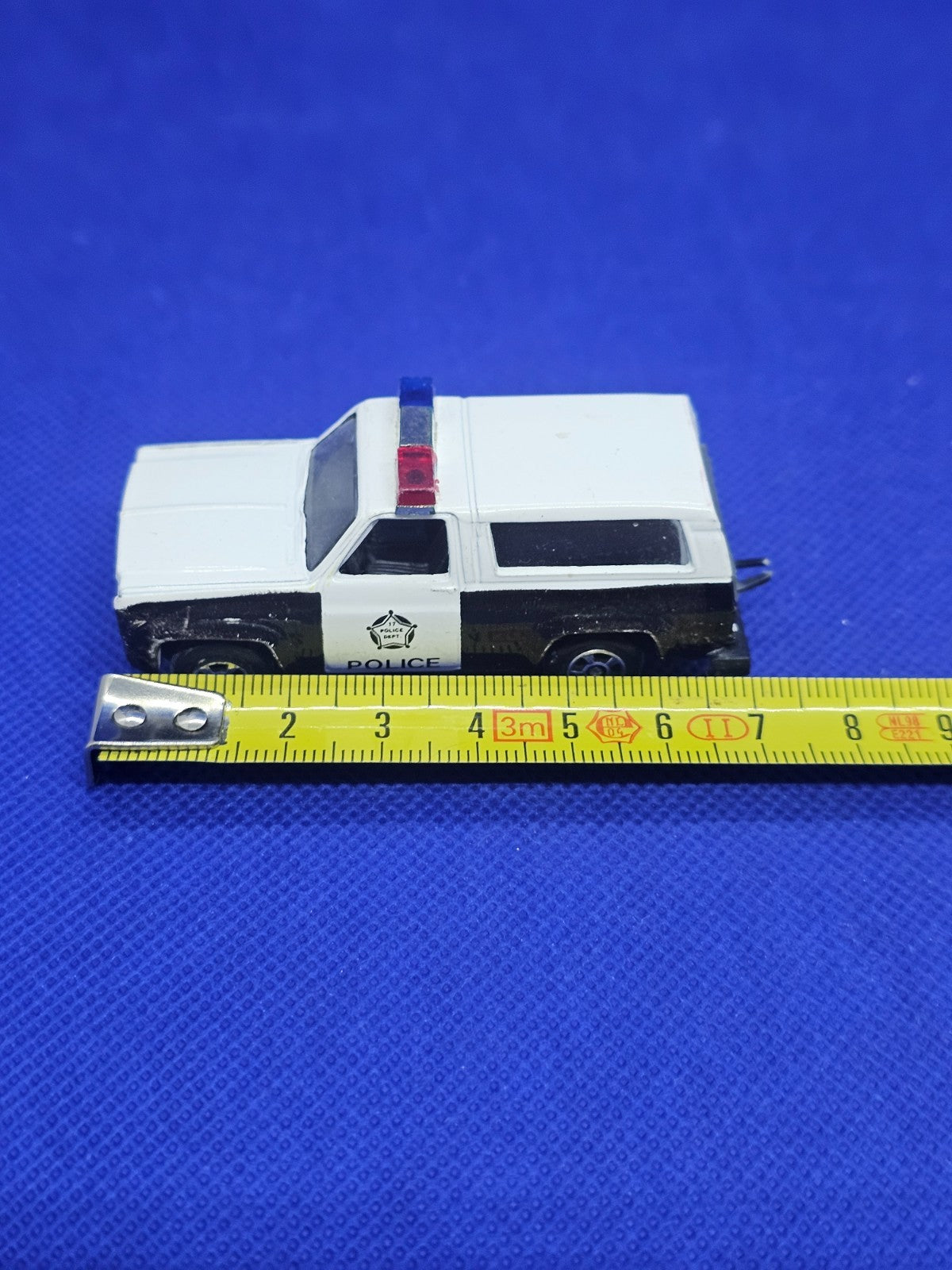 Chevrolet K5 Blazer Police Playart Hong Kong Vintage 1/64 7 cm3