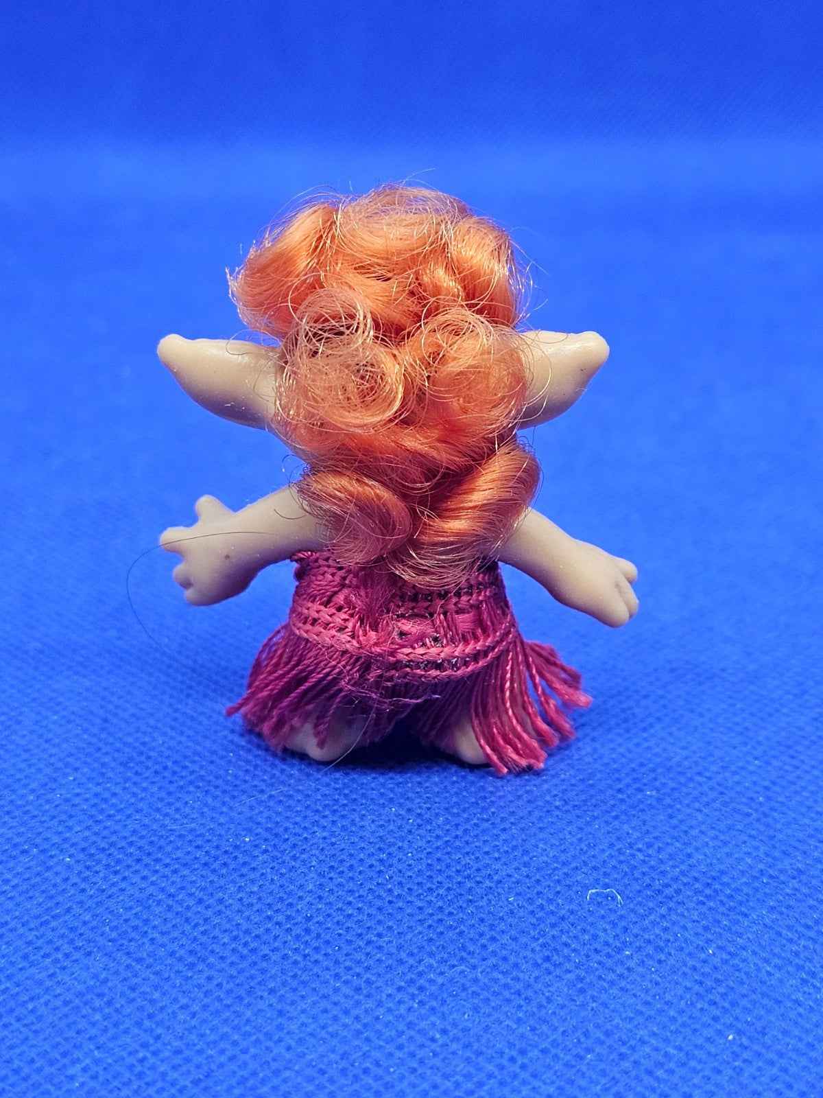 Troll Startoys Artcelona Vintage Espagne Cheveux Orange Jupe Bordeaux