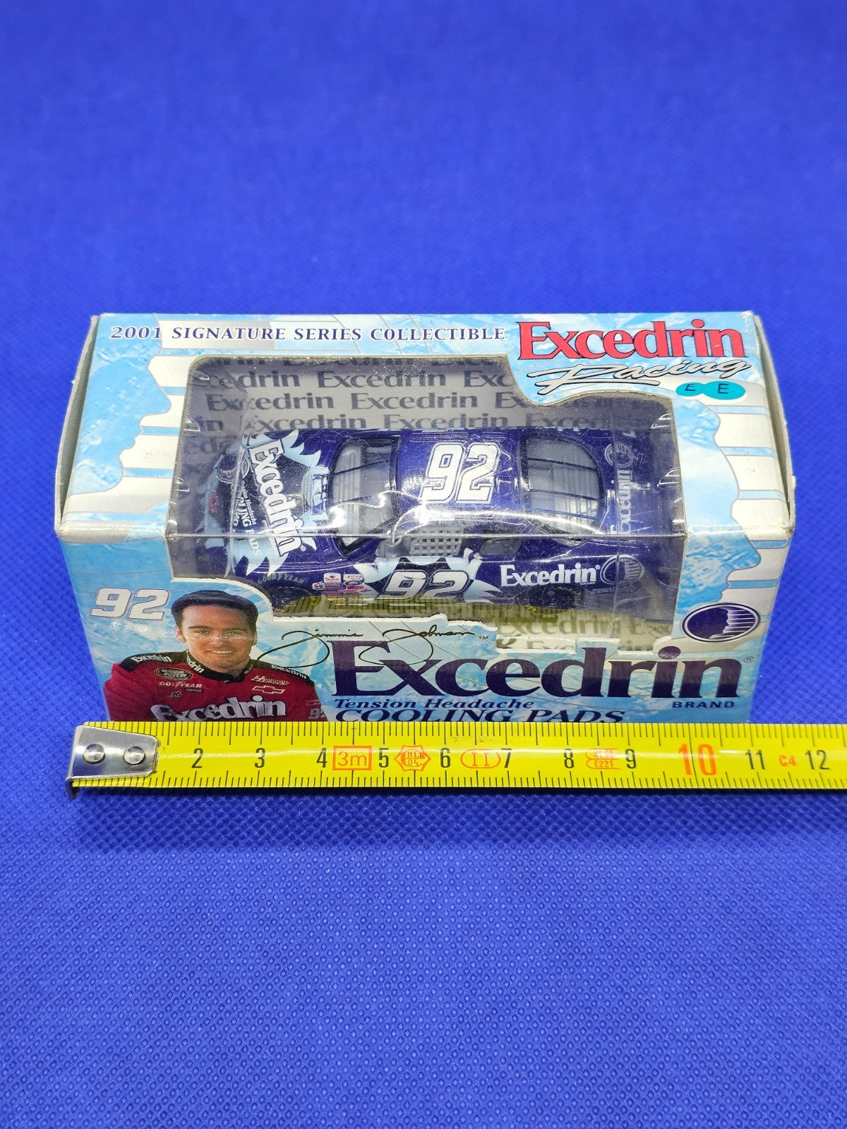 Jimmy Johnson #92 Excedrin Racing, NASCAR, Racing Champions, 2001, 1644