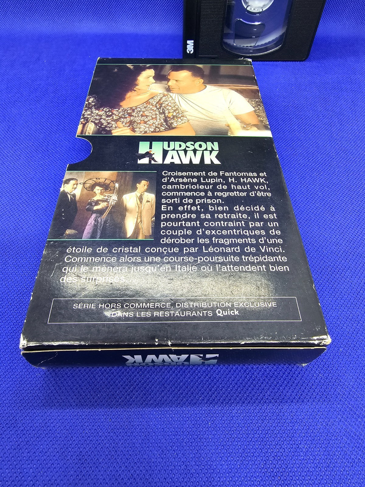 VHS Hudson Hawk Bruce Willis Édition Hors Commerce Quick Très Bon État6