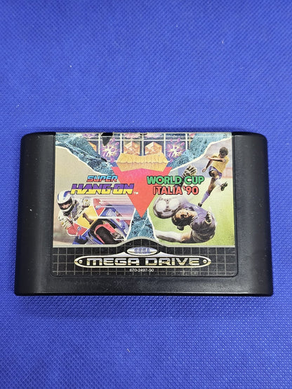 Mega Games I Sega Mega Drive Super Hang-On Columns World Cup Italia 90 PAL 19921