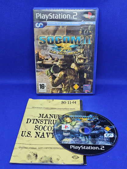 SOCOM II U.S. Navy SEALs, FPS Militaire, PlayStation 2 PS2, Sony, 20032
