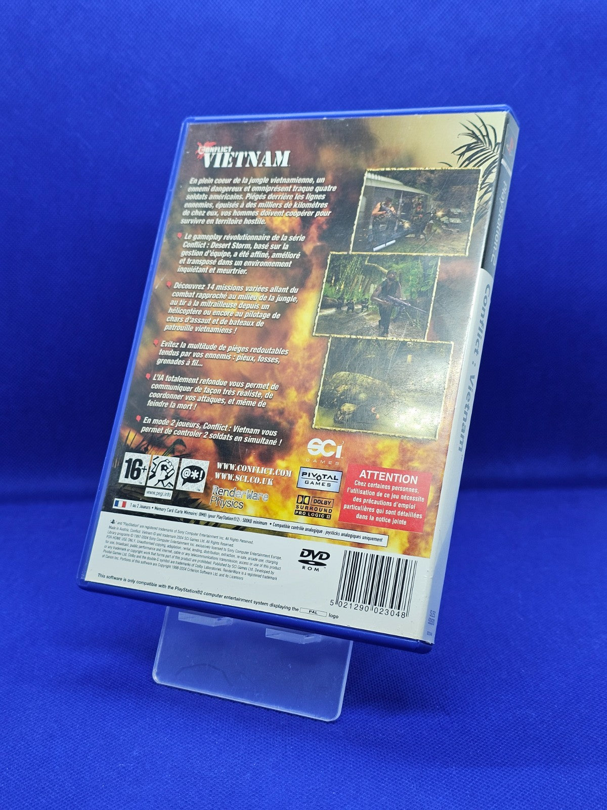 Conflict Vietnam PlayStation 2  PS2, Jeu Complet avec Notice, Version PAL FR, 201