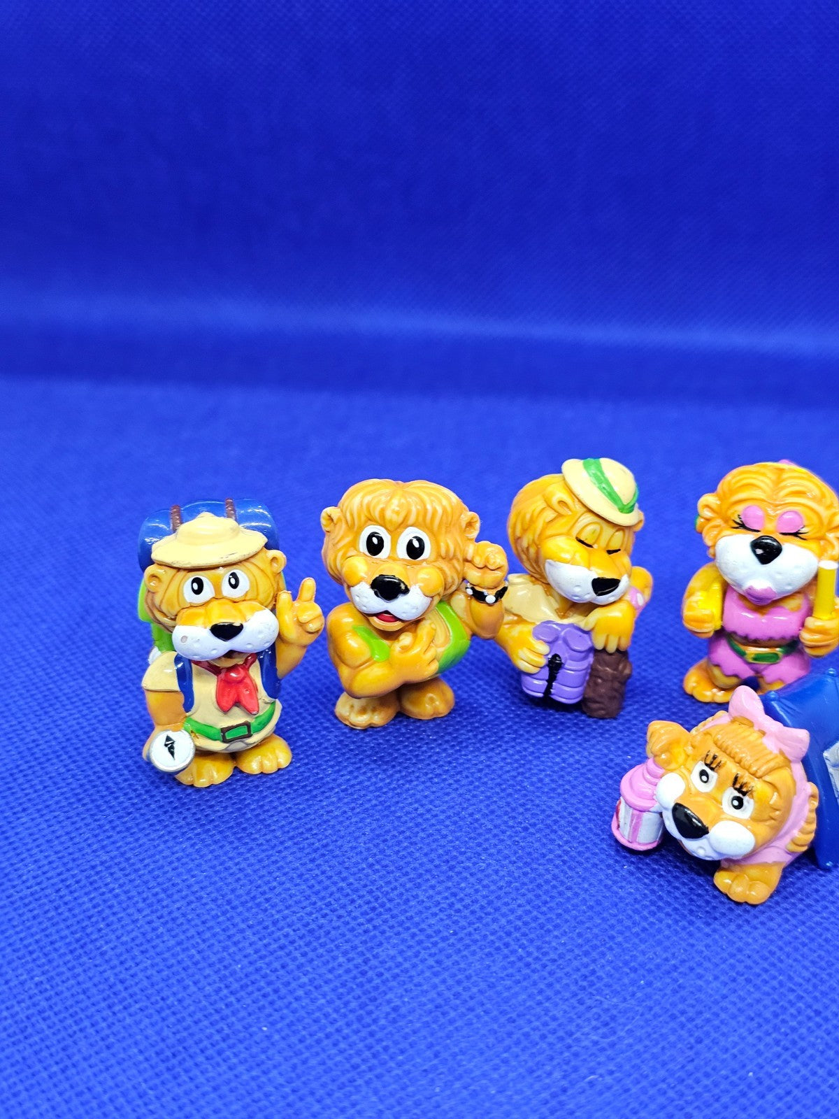 Lot 8 Figurines Leoventuras, Kinder Surprise, Ferrero, 19961