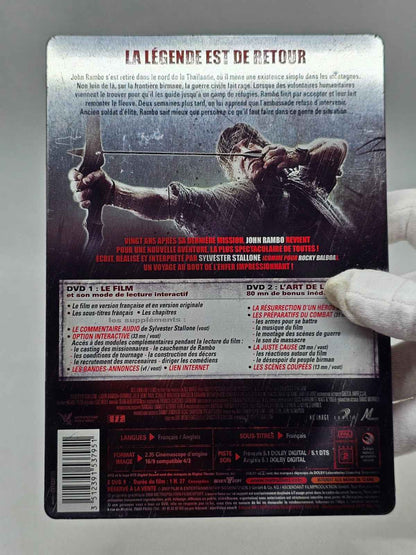 John Rambo, Édition Collector Métal, 2 DVD, Metropolitan, 2008