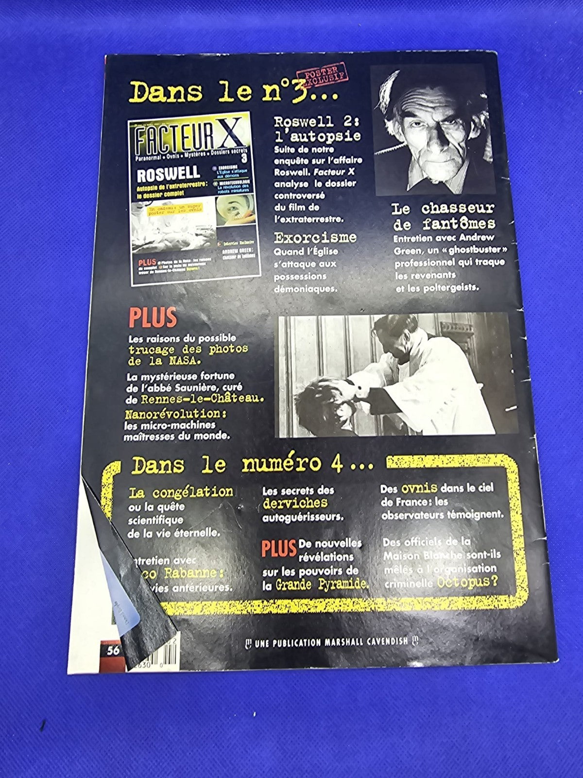Facteur X n°2 Complot NASA Roswell OVNI Marshall Cavendish 19971