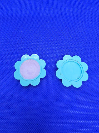 Polly Pocket Beauty Case Eye Shadow Compact Fleur Bleue Bluebird Toys 1991 Acces3