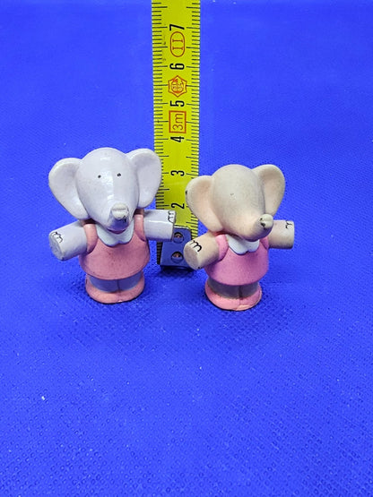 Isabelle Babar Figurine PVC L de Brunhoff Chine 3 5 cm0