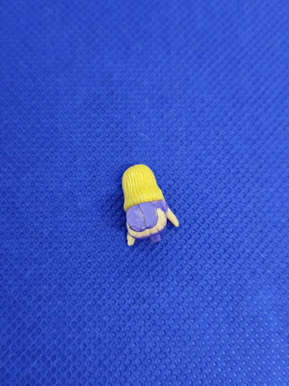 Figurine Tiny Dreams Blue Box Toys Blonde Robe Violette Vintage Années 901