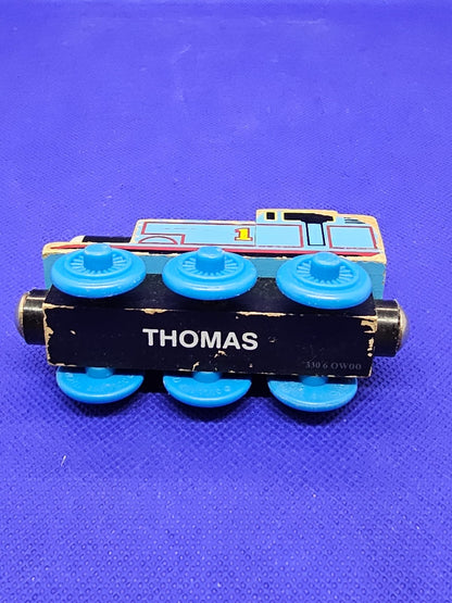 Thomas numéro 1 Thomas et ses amis Wooden Railway Learning Curve locomotive bois2