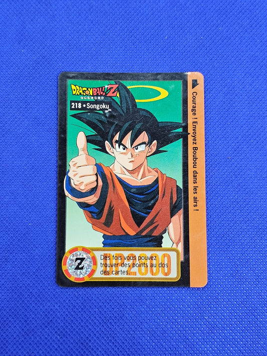 Dragon Ball Z Carddass 218 Songoku Part 22 Bandai 1996 Total 8640