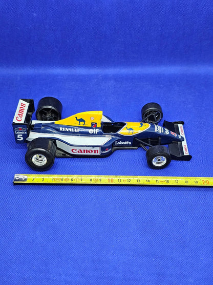 Williams FW14 Renault Canon Camel Labatts Burago 124 Made in Italy N°55