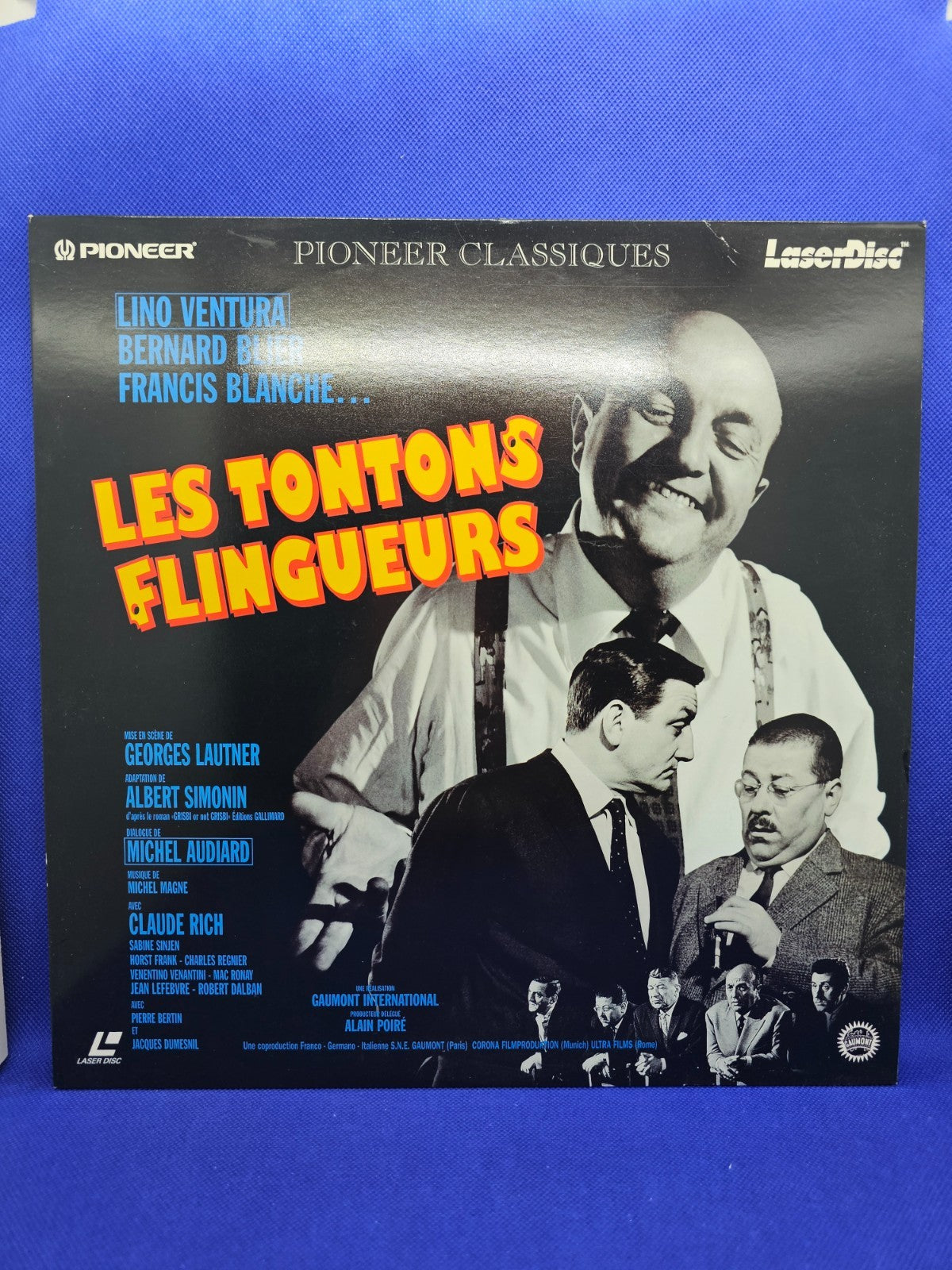 Les Tontons Flingueurs LaserDisc PAL Pioneer Classiques Lino Ventura Georges Lau0