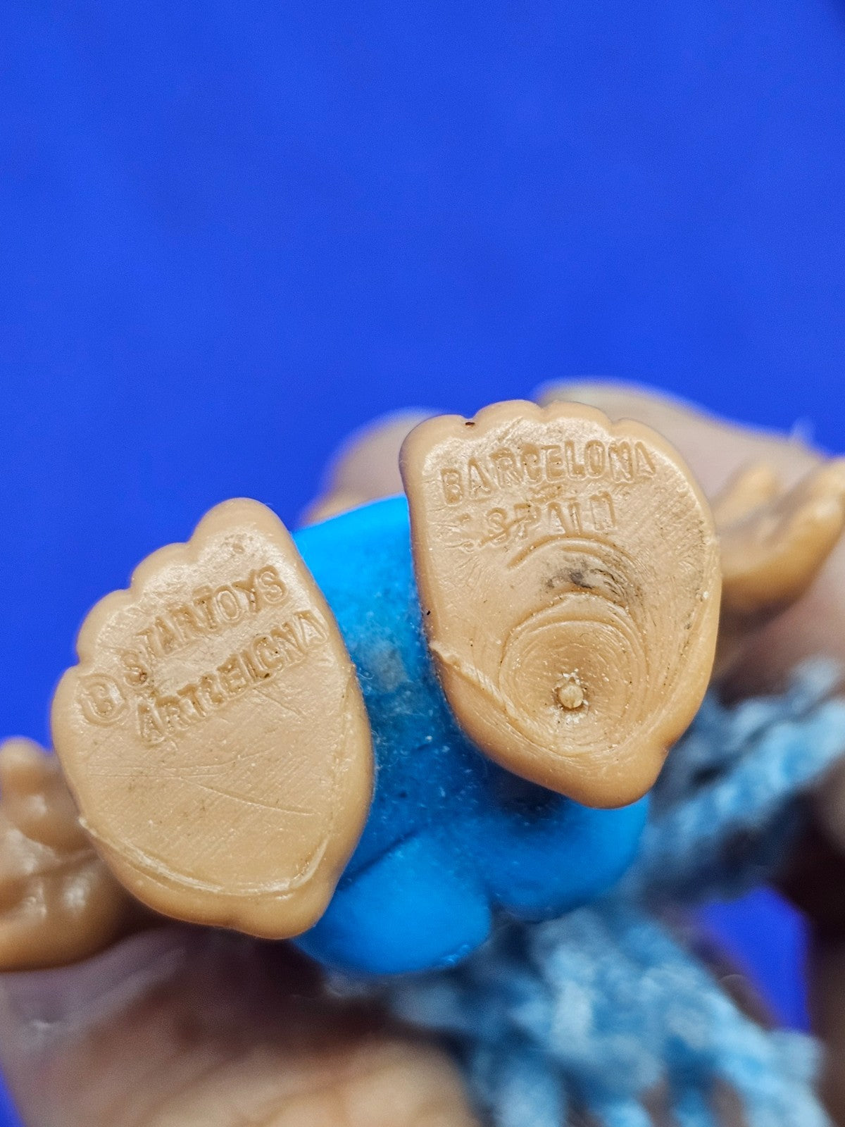 Troll Startoys Artcelona Vintage Années 90 Cheveux Bleus Espagne 7 cm2