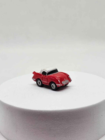 Micro Machines Chevrolet Corvette 1955 Rouge et Blanc –  Galoob 1987