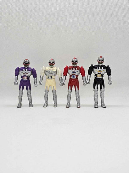 Lot 4 Figurines Vintage Mega Power Fighter