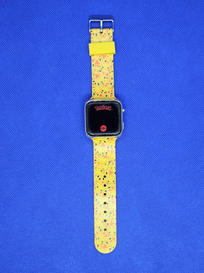 Montre LED Pokémon Pikachu Accutime 2023 Enfant Jaune Fonctionnelle0