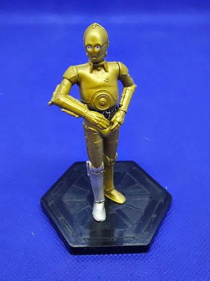 C-3PO Star Wars Figurine PVC Disney Lucasfilm 9 cm avec Socle0