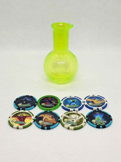 Flacon Chimie Alien + 7 Jetons Ben 10, Giochi Preziosi, 2006