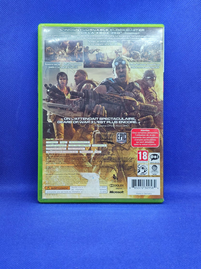 Gears of War 3 Xbox 360 PAL Français Epic Games Microsoft 2011 sans notice1
