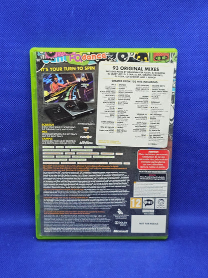 DJ Hero Xbox 360 PAL Europe Not For Resale Activision 2009 Complet Avec Notice1