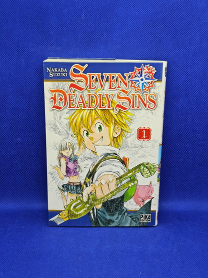 Seven Deadly Sins Tome 1 Manga Nakaba Suzuki Pika Édition VF 18 cm0