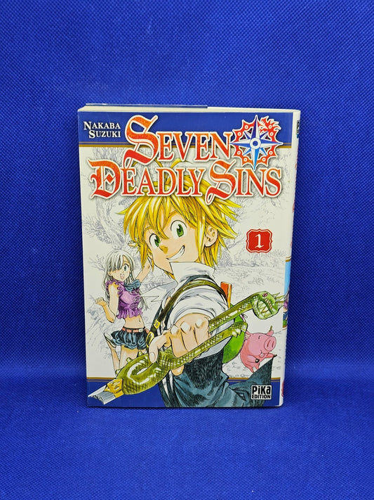 Seven Deadly Sins Tome 1 Manga Nakaba Suzuki Pika Édition VF 18 cm0