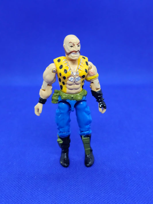 GI Joe Gnawgahyde Dreadnok Hasbro 1989 Figurine Vintage 9,5 cm Cobra0