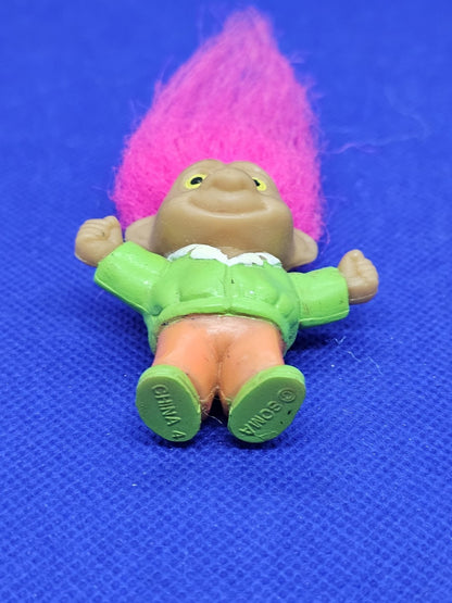 Troll Sport 4 Les Trolls Soma 1992 Cheveux Roses Figurine PVC3
