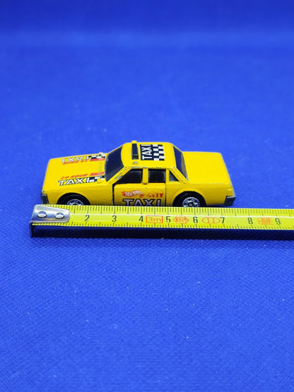 Hot Wheels Crack Ups City Taxi Cab Mattel 1983 Malaysia Jaune 7 cm4