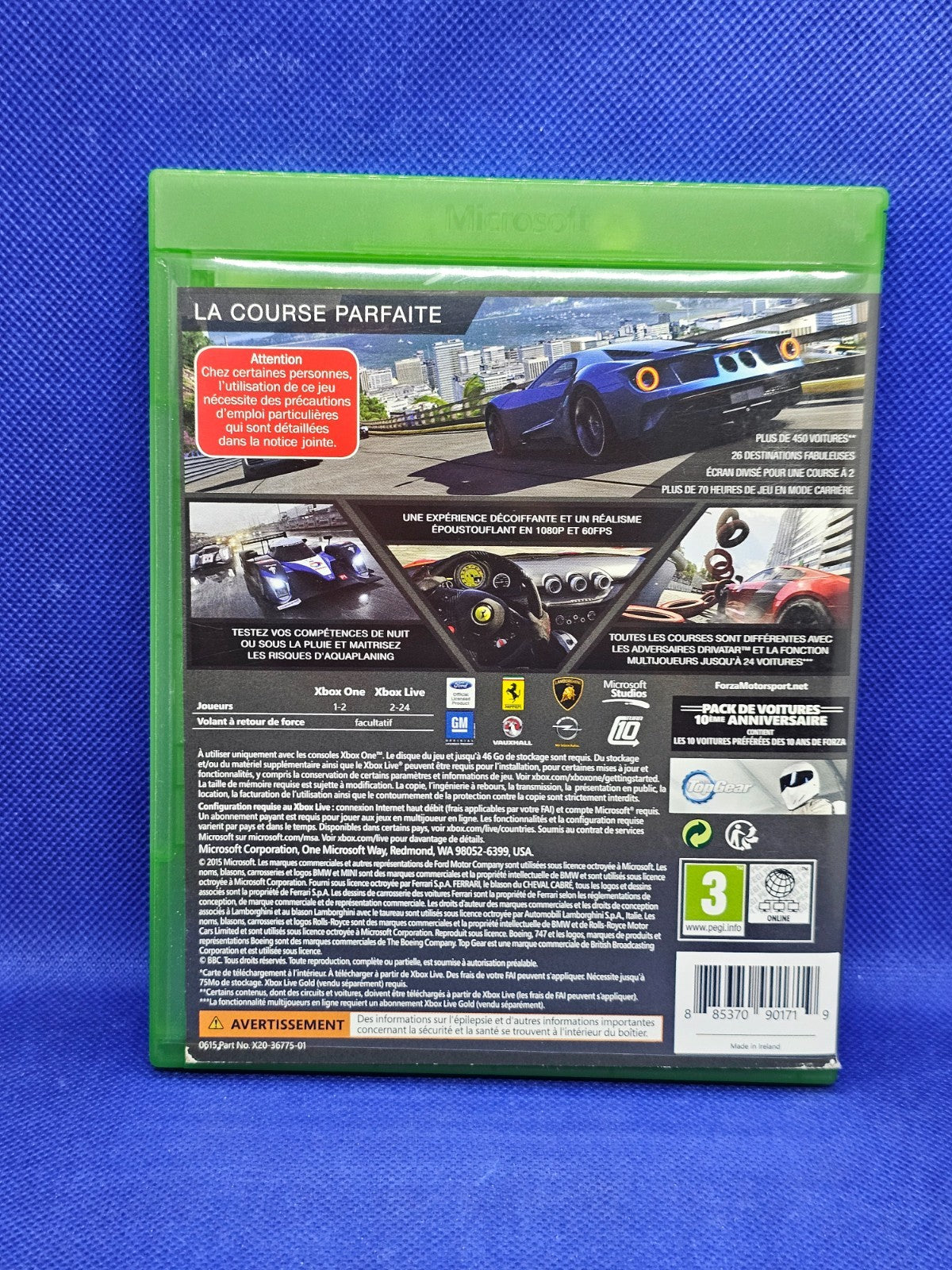 Forza Motorsport 6 Xbox One Édition 10ème Anniversaire Microsoft VF Complet1